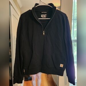 Carhartt Women's Black Half Zip-Up Sweater
